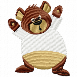 Teddy Embroidery Design 8